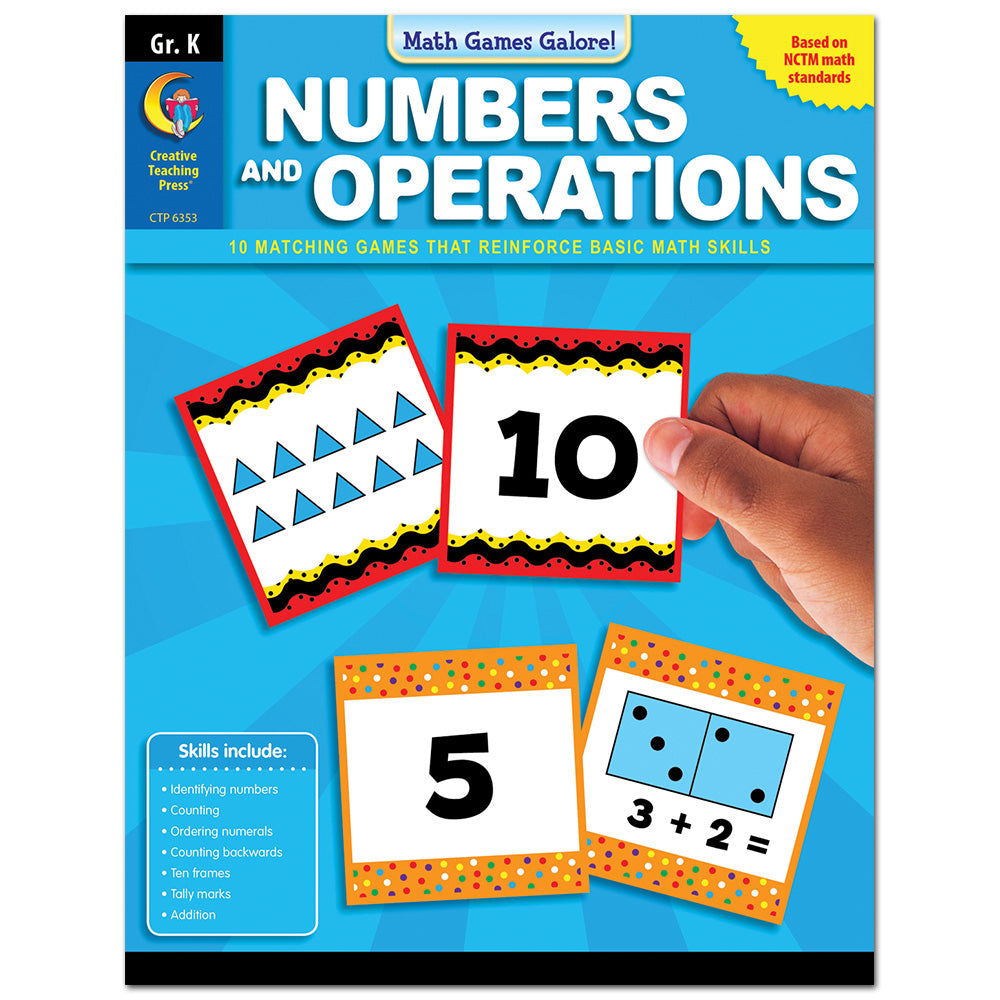 Numbers and Operations Interactive Learning Games, Gr. K