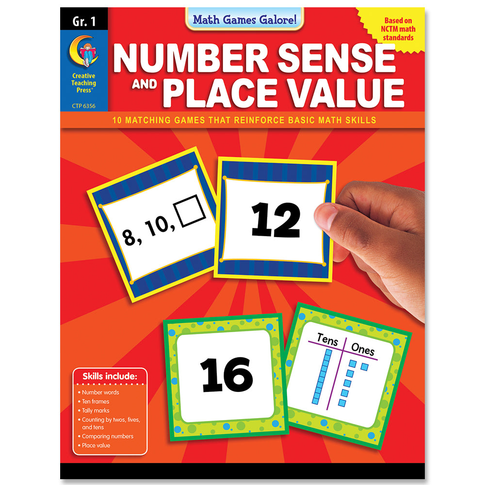 Math Games Galore: Number Sense and Place Value, Gr. 1, eBook