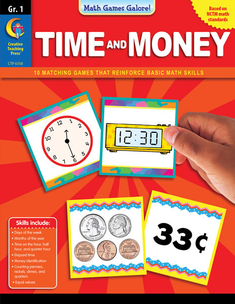 Time and Money Interactive Learning Games, Gr. 1