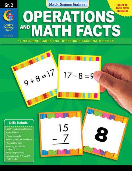 Math Games Galore: Operations and Math Facts, Gr. 2, eBook