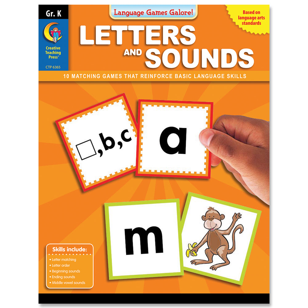 Language Games Galore: Letters and Sounds, Gr. K, eBook