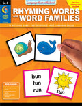 Rhyming Words and Word Families Interactive Learning Games, Gr. K