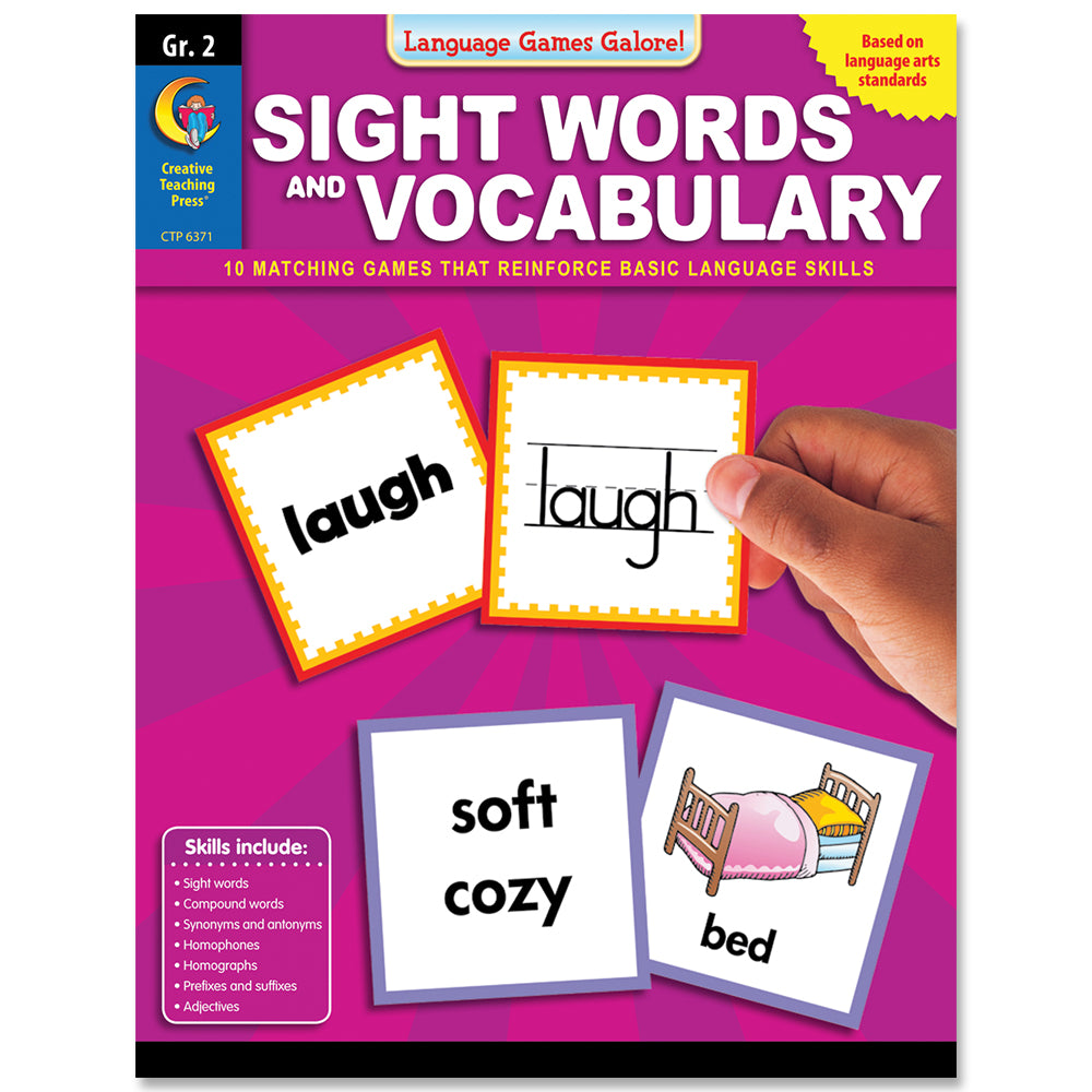 Language Games Galore: Sight Words and Vocabulary, Gr. 2, eBook