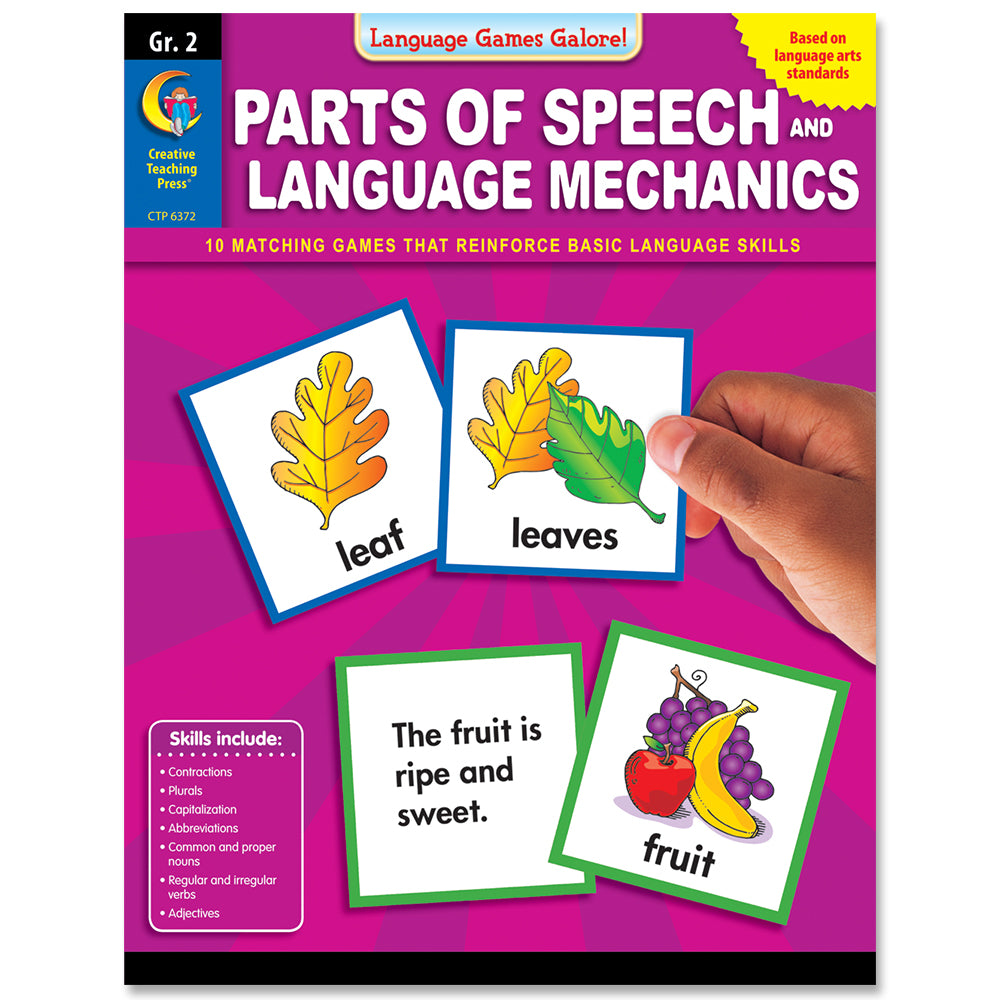 Language Games Galore: Parts of Speech and Language Mechanics, Gr. 2, eBook