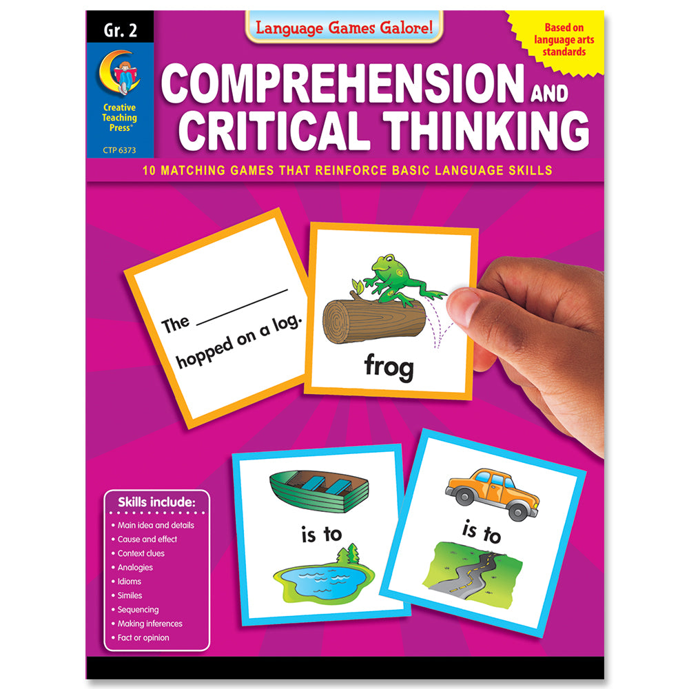 Language Games Galore: Comprehension and Critical Thinking, Gr. 2, eBook