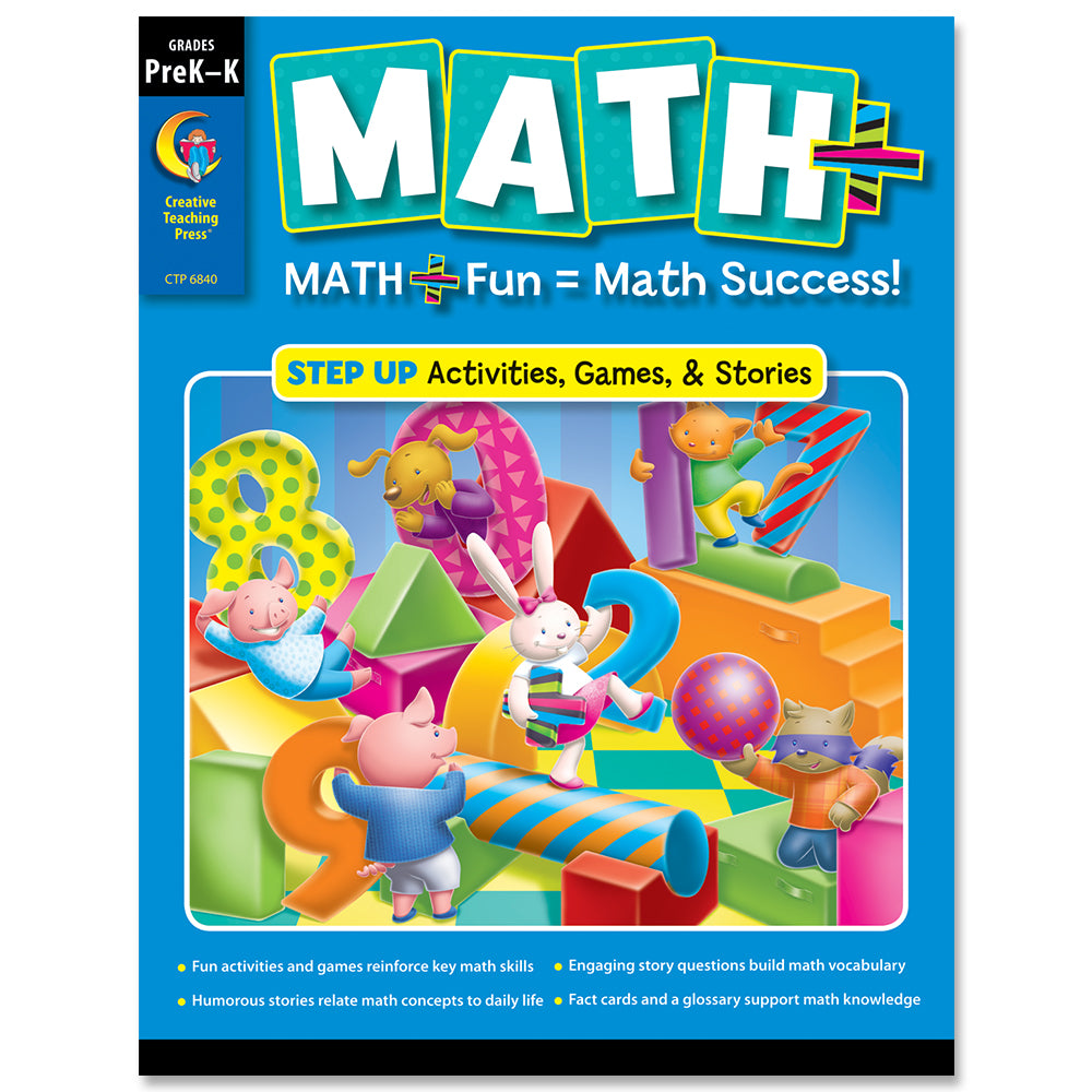 MATH PLUS: Step Up, Grade PreK–K, eBook