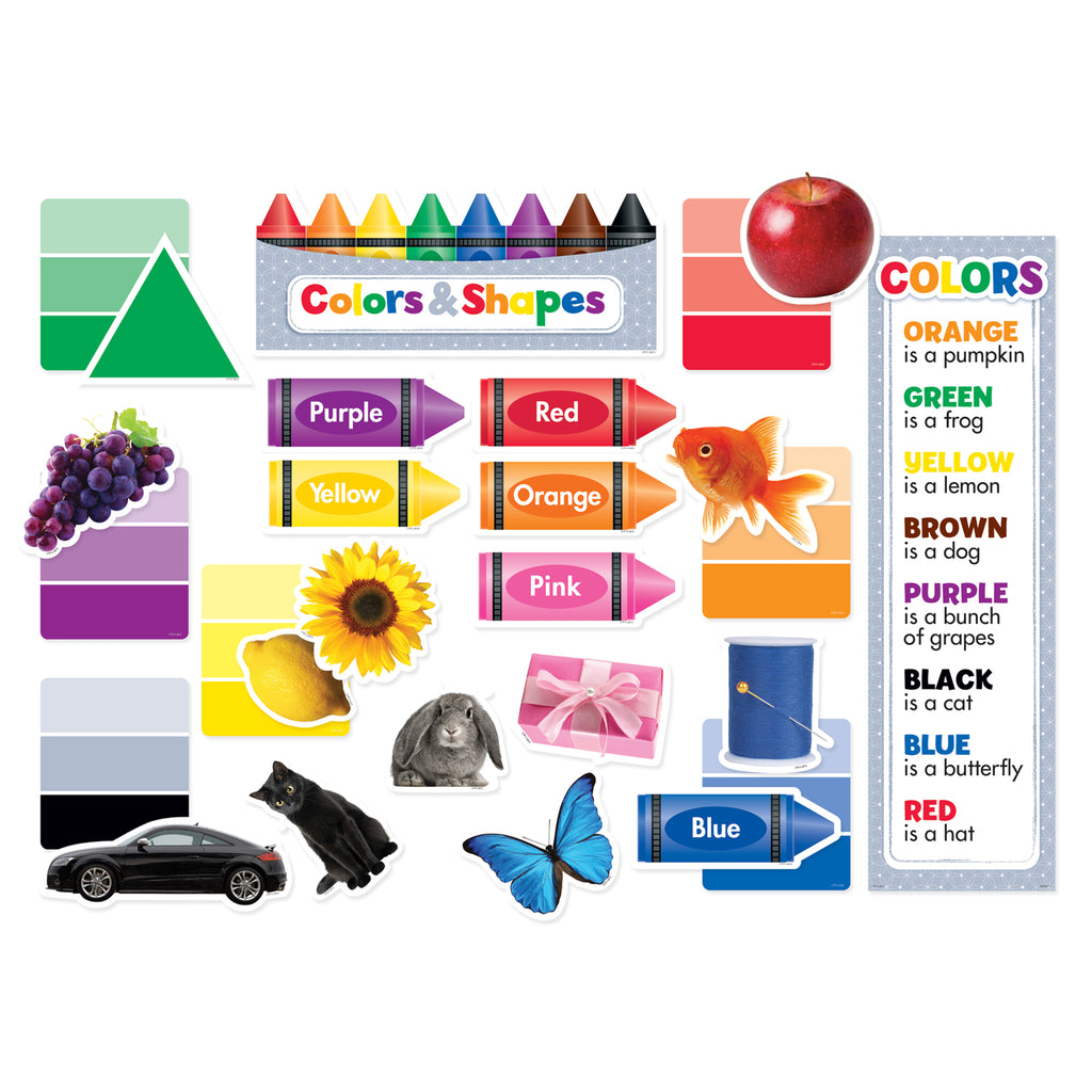 Colors & Shapes Mini Bulletin Board