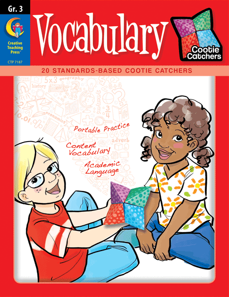 Cootie Catchers: Vocabulary, Grade 3, eBook