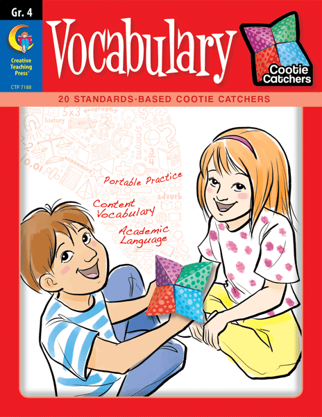 Cootie Catchers: Vocabulary, Grade 4, eBook