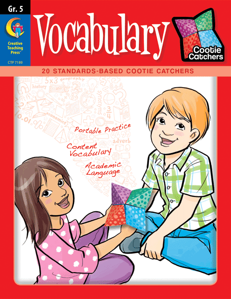 Cootie Catchers: Vocabulary, Grade 5, eBook