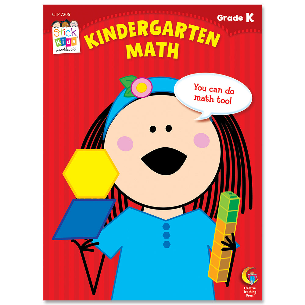 Kindergarten Math Stick Kids Workbook eBook