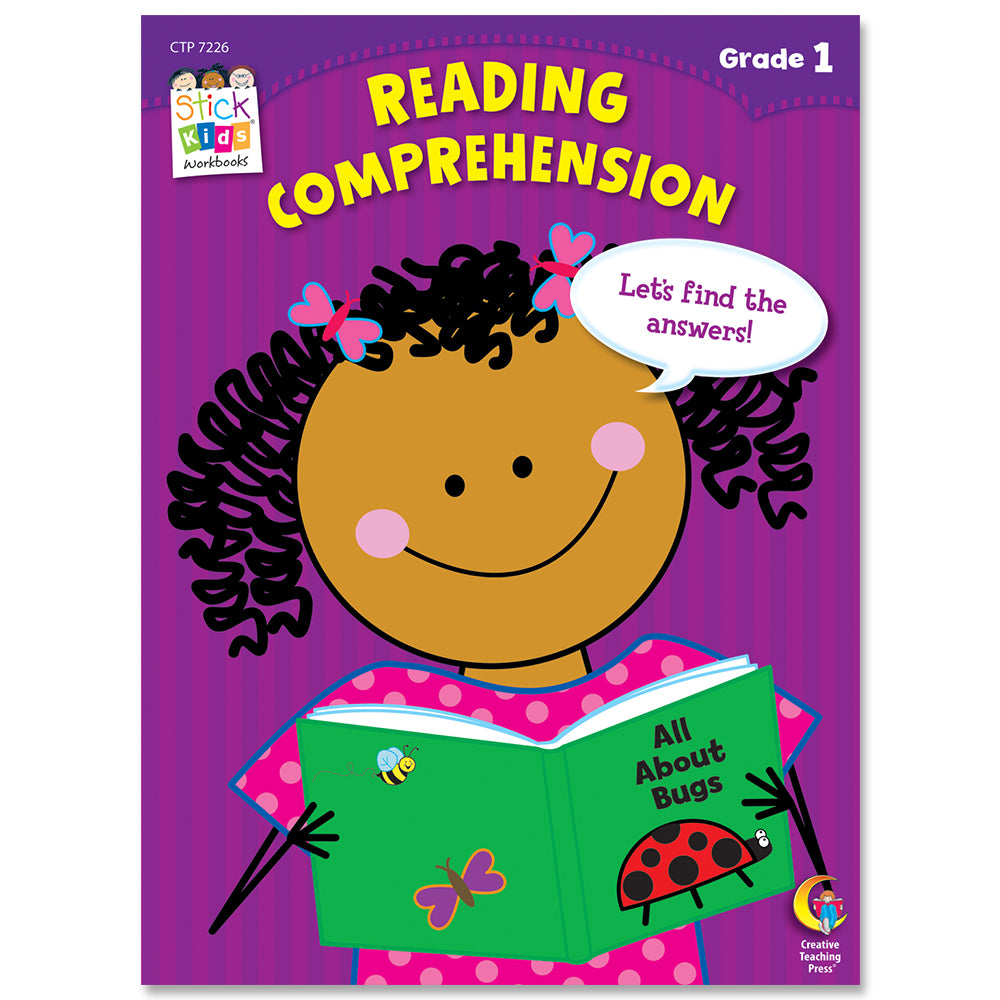 Reading Comprehension Stick Kids Workbook, Grade 1 eBook