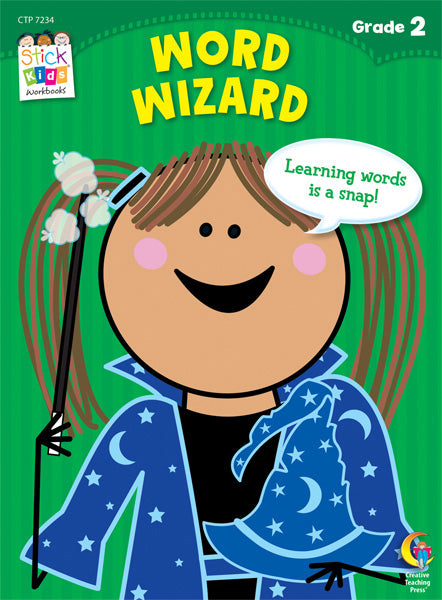 Word Wizard Stick Kids Workbook, Grade 2 eBook