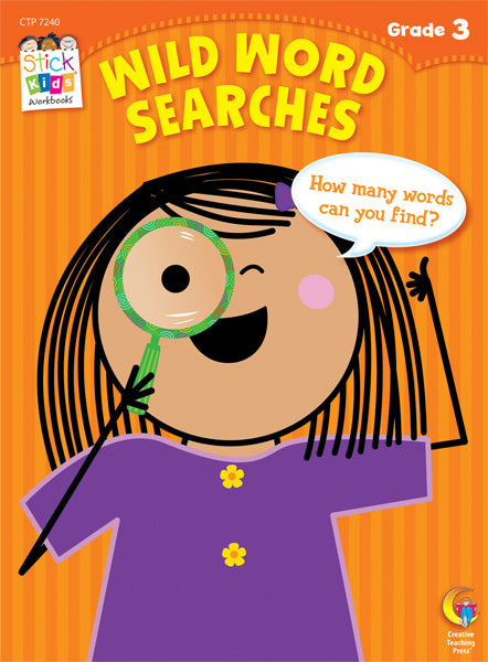 Wild Word Searches Stick Kids Workbooks, Grade 3 eBook