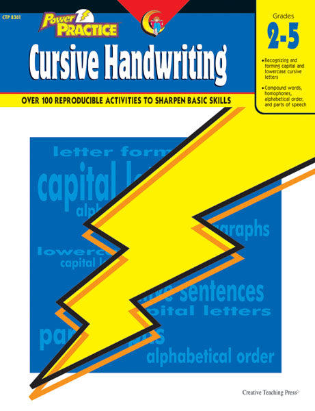 Power Practice: Cursive Handwriting, eBook – Creative Teaching Press