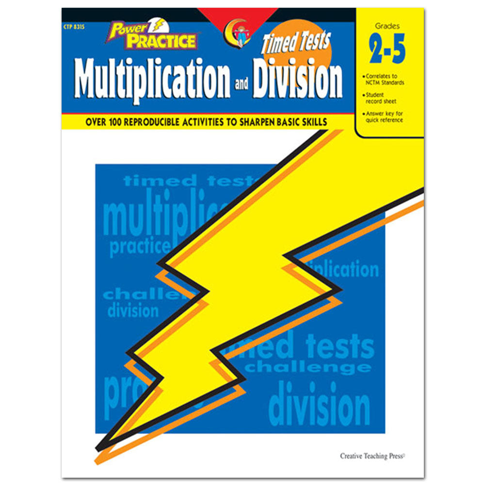 Power Practice: Math Timed Tests: Multiplication and Division