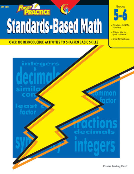 Power Practice: Standards-Based Math, Gr. 5-6, eBook