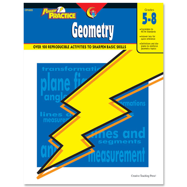 Power Practice: Geometry, Gr. 5-8, eBook