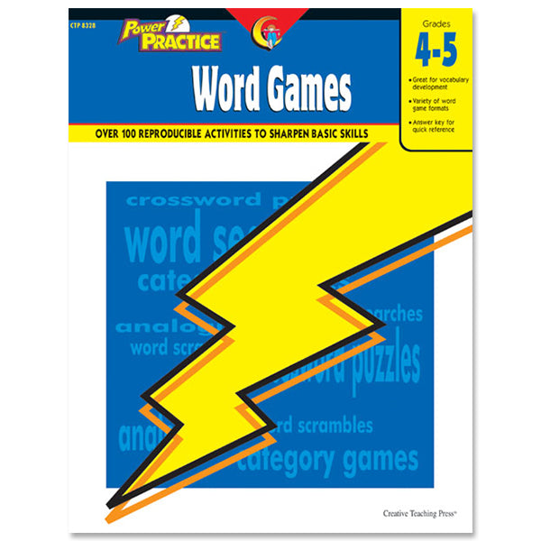 Power Practice: Word Games, Gr. 4-5, eBook