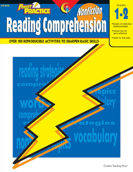 Power Practice: Nonfiction Reading Comprehension, Gr. 1-2, Open eBook