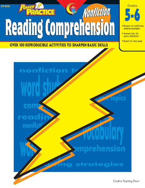 Power Practice: Nonfiction Reading Comprehension, Gr. 5-6, Open eBook