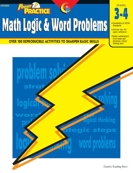 Power Practice: Math Logic and Word Problems, Gr. 3-4, eBook