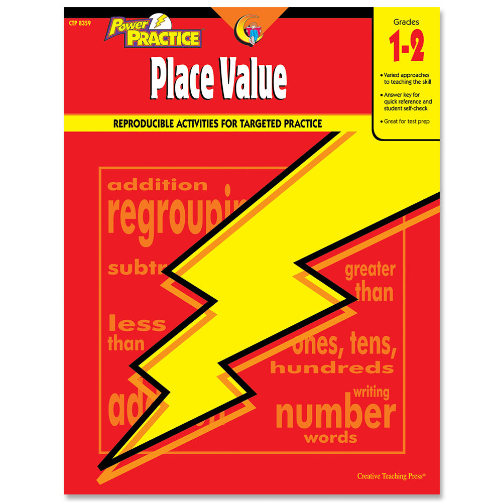 Power Practice: Place Value, Gr. 1-2, eBook