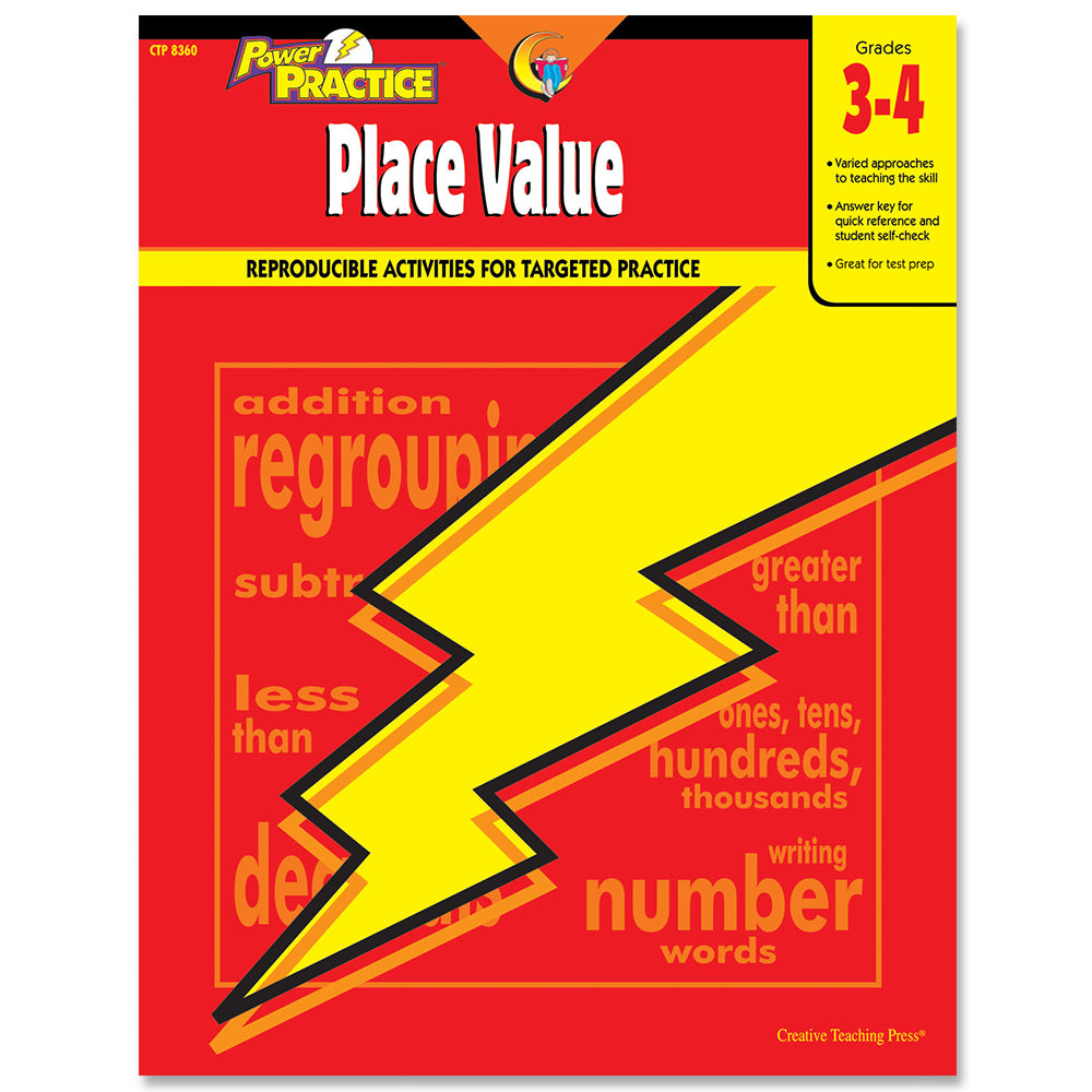 Power Practice: Place Value, Gr. 3-4, eBook