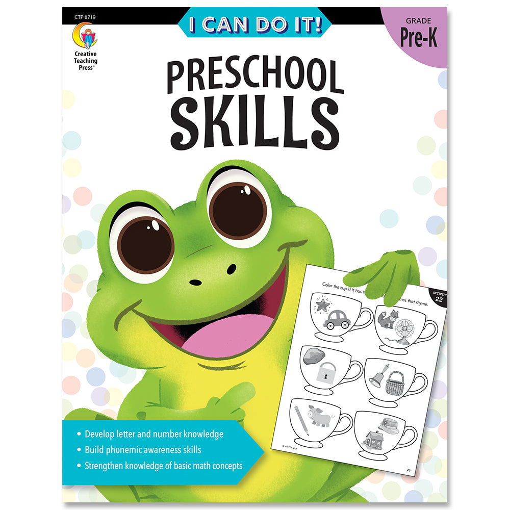 I Can Do It! Preschool Skills eBook