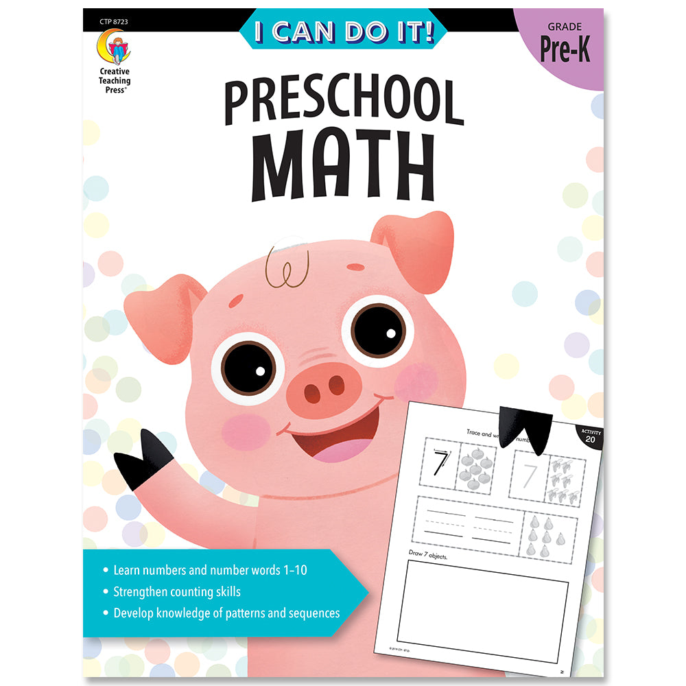 I Can Do It! Preschool Math eBook