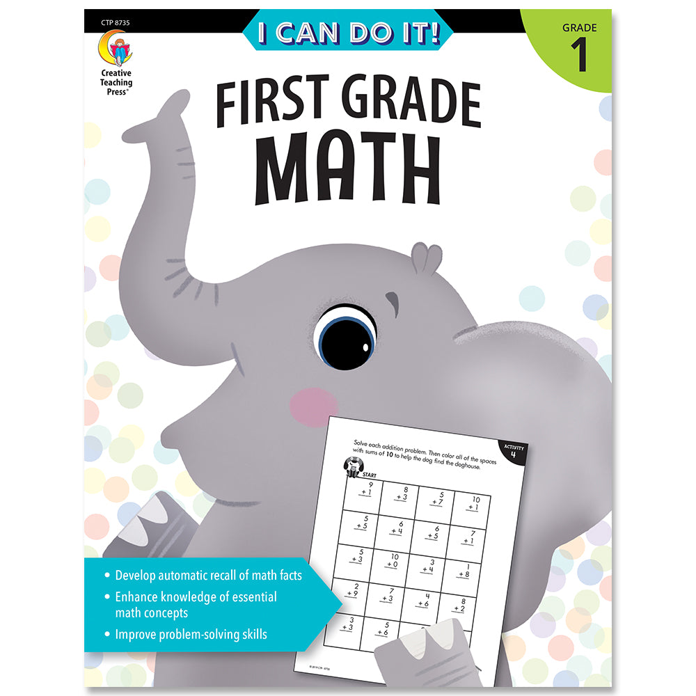 I Can Do It! First Grade Math eBook
