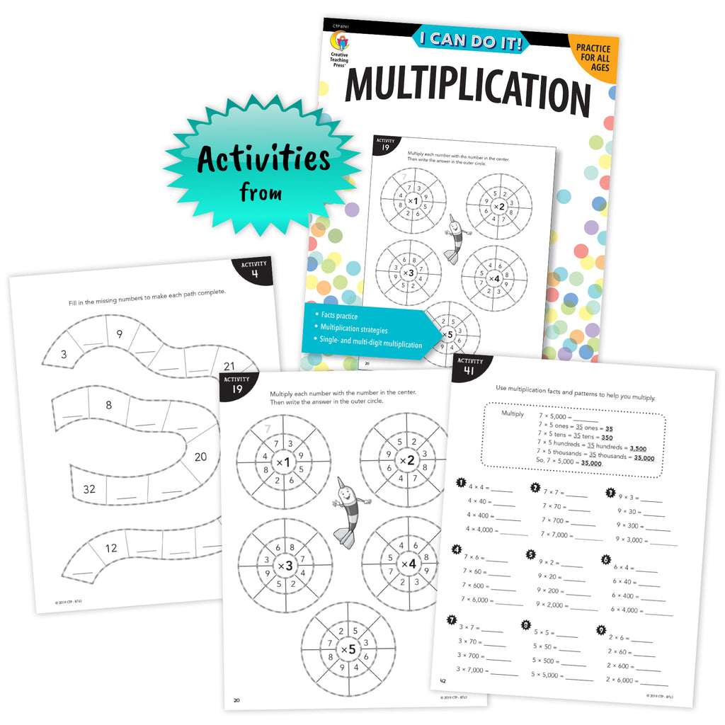 I Can Do It! Multiplication Bundle