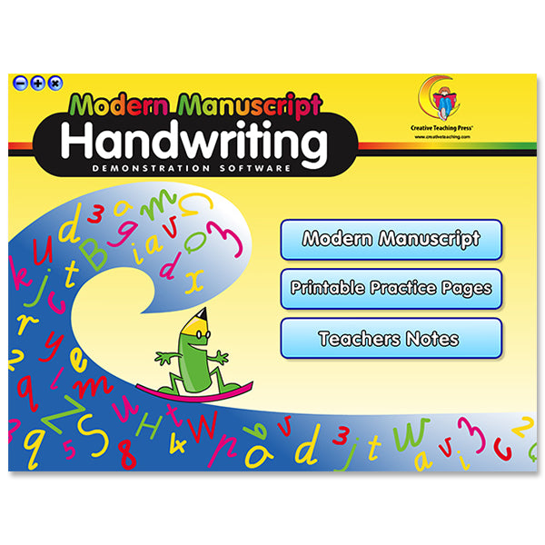 Handwriting Modern Manuscript Interactive Learning
