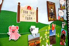 Farm Friends Our Trip to the Farm Mini Bulletin Board