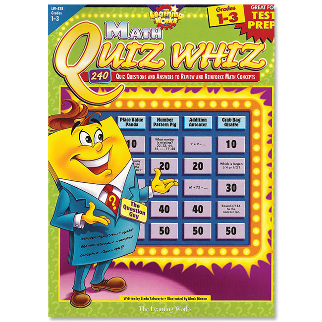 Math Quiz Whiz, Gr. 1-3, eBook