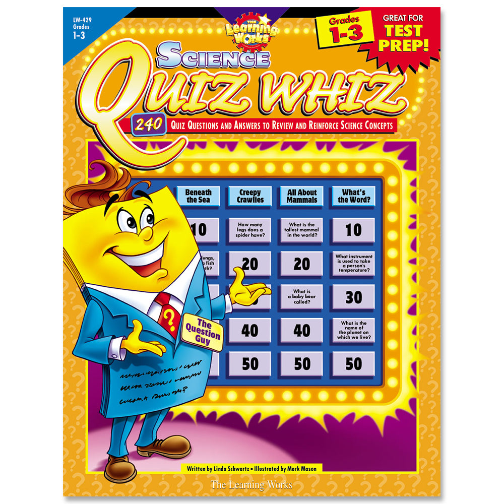 Science Quiz Whiz, Gr. 1-3, eBook