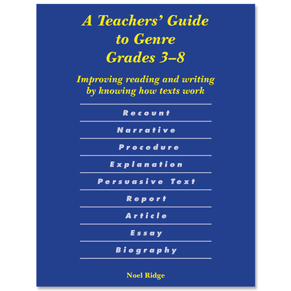 Teacher's Guide to Genre, Gr. 3-8, eBook